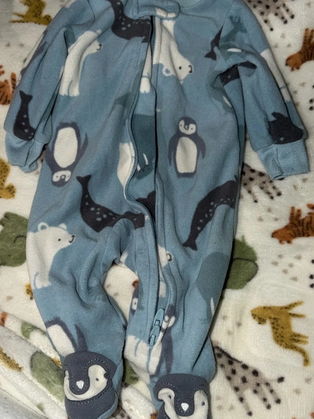 Carter’s Arctic Animal Fleece Sleeper Newborn